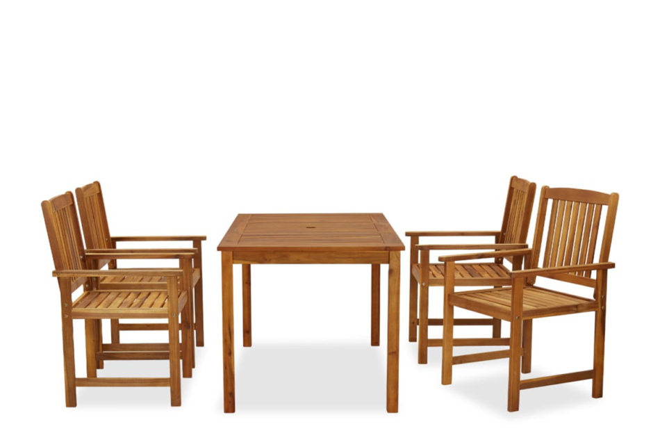 VITALO Zestaw mebli ogrodowych brązowy - zdjęcie 1