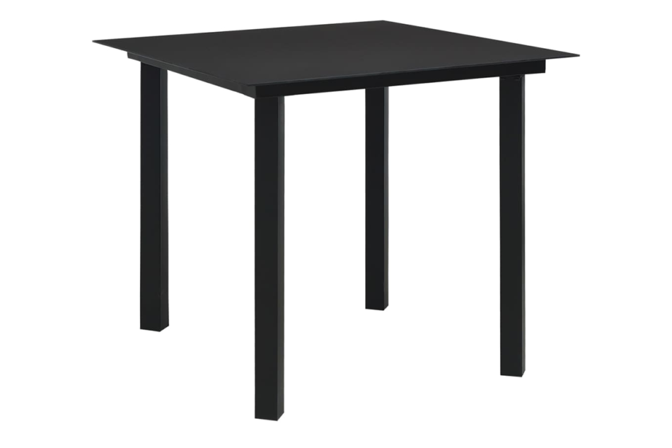 LECTO Zestaw mebli ogrodowych czarny - zdjęcie 1