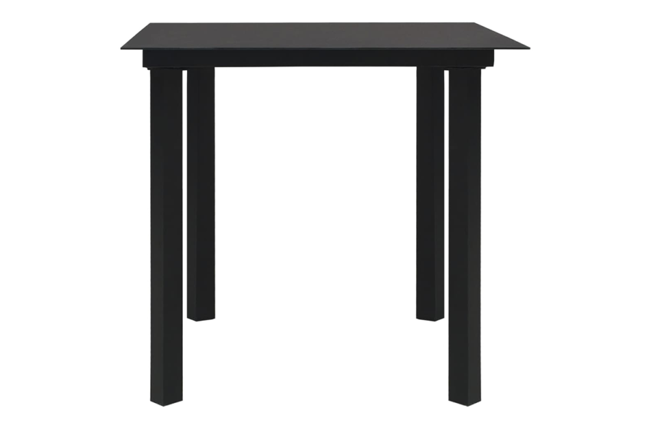 LECTO Zestaw mebli ogrodowych czarny - zdjęcie 2