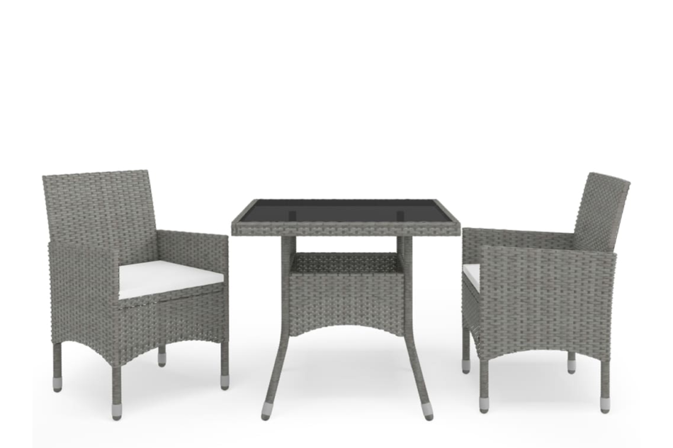 ALDROS Zestaw mebli ogrodowych szary - zdjęcie 0