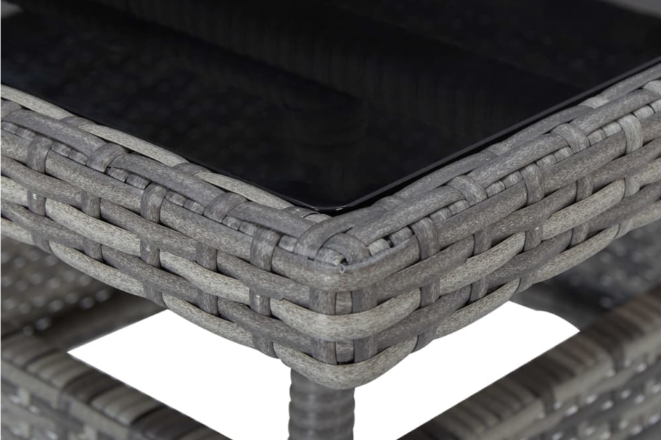 ALDROS Zestaw mebli ogrodowych szary - zdjęcie 3