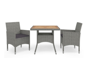 ALDROS, https://dev1-mda.konsimo.pl/kolekcja/aldros/ Zestaw mebli ogrodowych szary/brązowy - zdjęcie