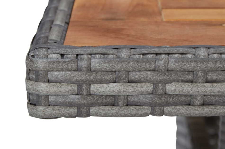 ALDROS Zestaw mebli ogrodowych szary/brązowy - zdjęcie 3