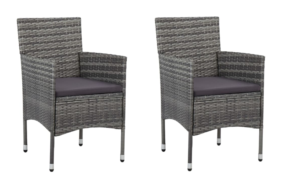 ALDROS Zestaw mebli ogrodowych szary/brązowy - zdjęcie 4