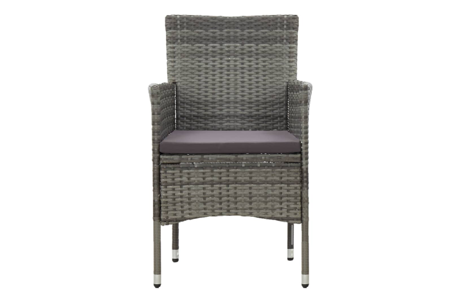 ALDROS Zestaw mebli ogrodowych szary/brązowy - zdjęcie 6