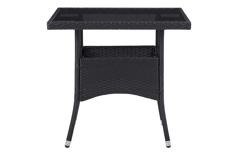 ALDROS Zestaw mebli ogrodowych czarny/kremowy/brązowy - zdjęcie 3