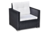 LANCEO Zestaw mebli ogrodowych czarny/kremowy - zdjęcie 7