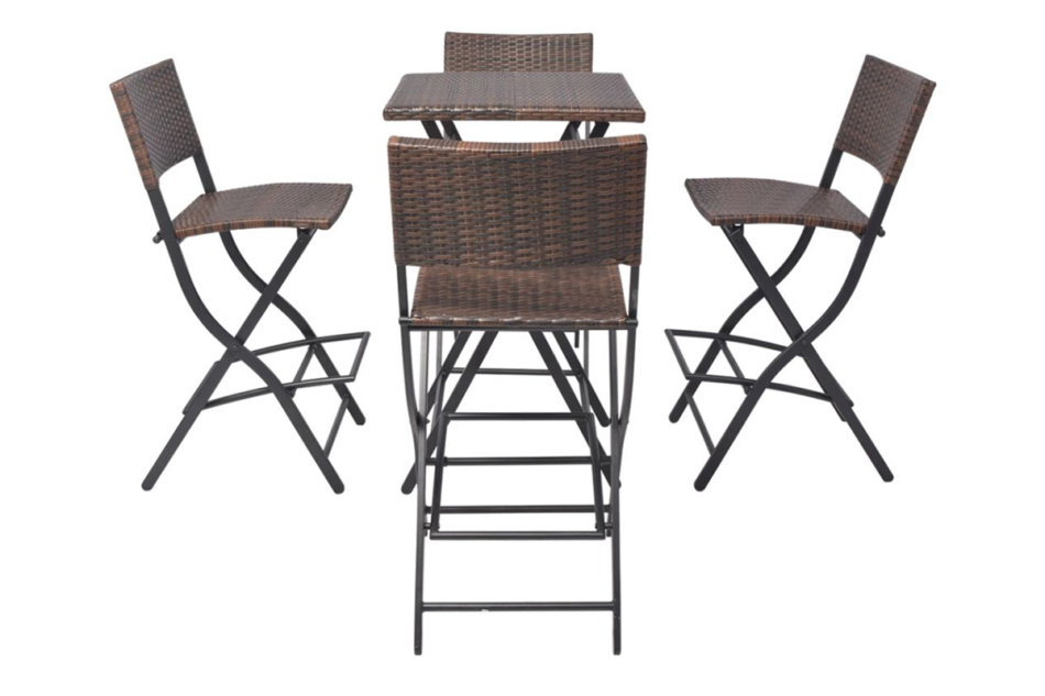 MYRTILO Zestaw mebli ogrodowych brązowy - zdjęcie 2