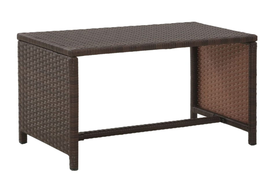 LEBER Zestaw mebli ogrodowych brązowy/kremowy - zdjęcie 3