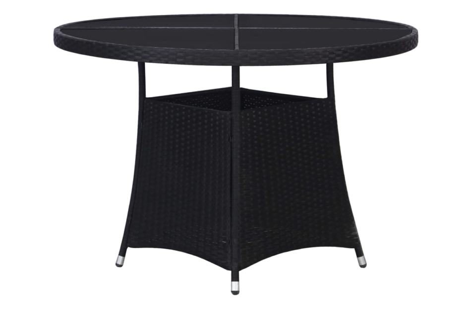 ARGEMO Zestaw mebli ogrodowych czarny/biały - zdjęcie 1