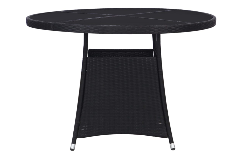 ARGEMO Zestaw mebli ogrodowych czarny/biały - zdjęcie 2