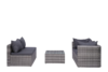 TILAGOS Zestaw mebli ogrodowych szary - zdjęcie 2