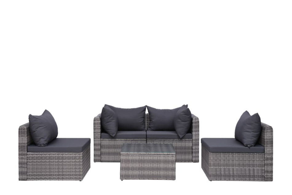 TILAGOS Zestaw mebli ogrodowych szary - zdjęcie 3