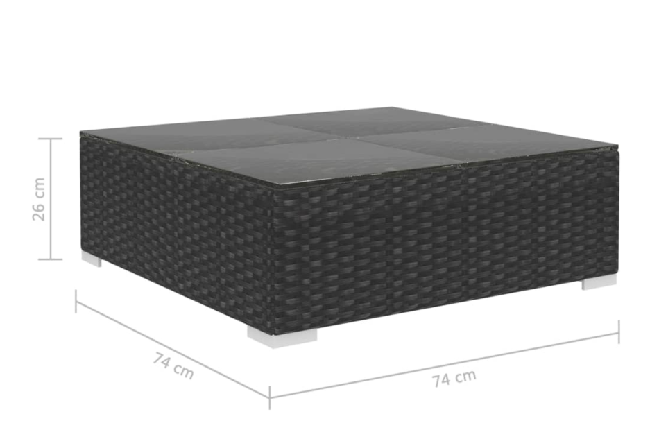 TILAGOS Zestaw mebli ogrodowych szary - zdjęcie 7