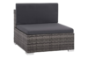 HIPPURIS Zestaw mebli ogrodowych szary/ciemny szary - zdjęcie 4