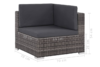 HIPPURIS Zestaw mebli ogrodowych szary/ciemny szary - zdjęcie 7