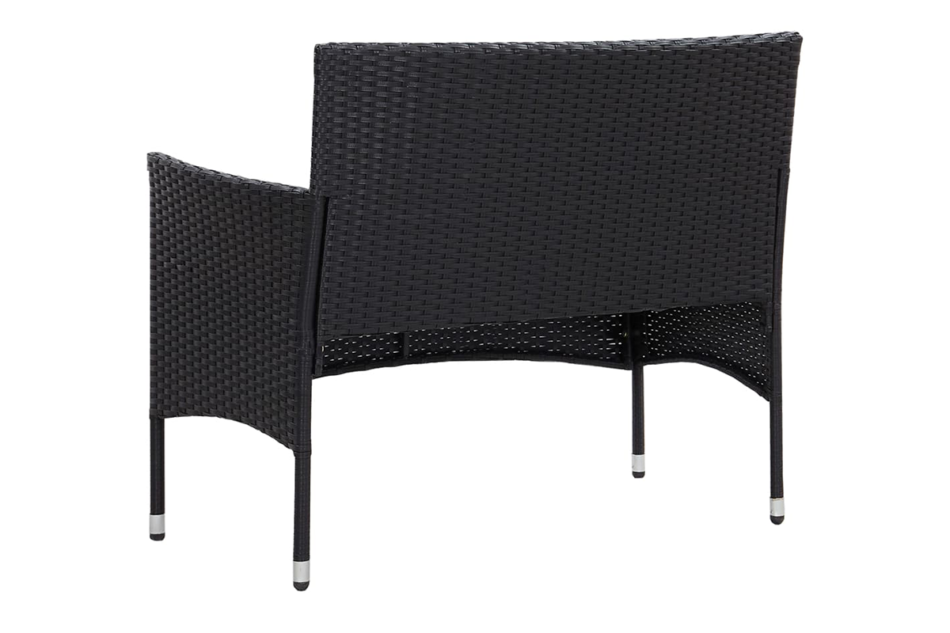 FINO Zestaw mebli ogrodowych czarny - zdjęcie 3
