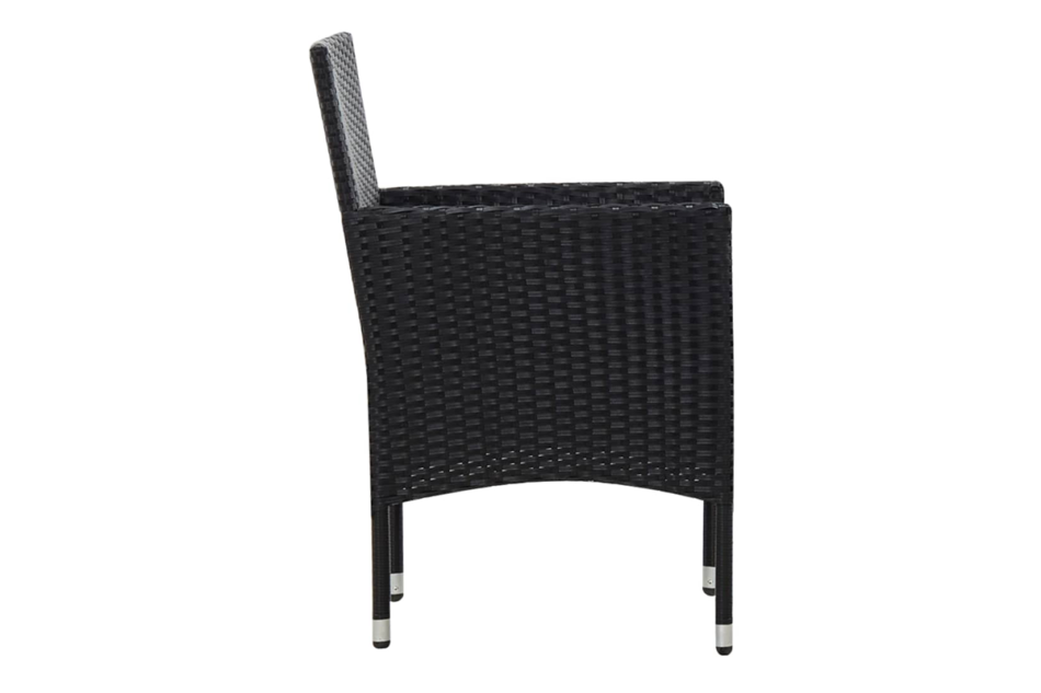 FINO Zestaw mebli ogrodowych czarny - zdjęcie 5