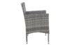 FINO Zestaw mebli ogrodowych szary/ciemny szary - zdjęcie 4