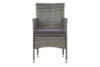 FINO Zestaw mebli ogrodowych szary/ciemny szary - zdjęcie 6