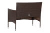 FINO Zestaw mebli ogrodowych brązowy/kremowy - zdjęcie 4