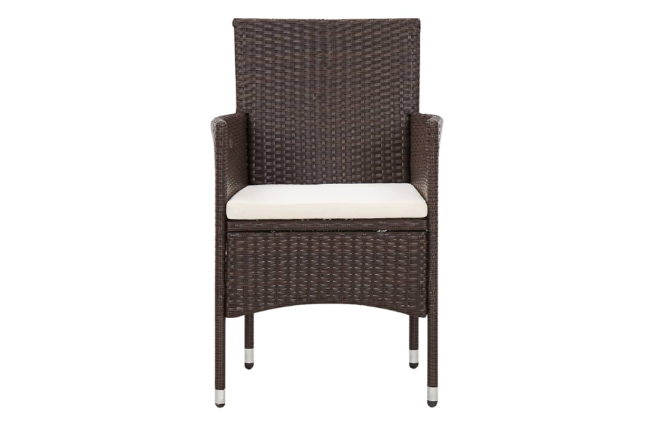 FINO Zestaw mebli ogrodowych brązowy/kremowy - zdjęcie 5