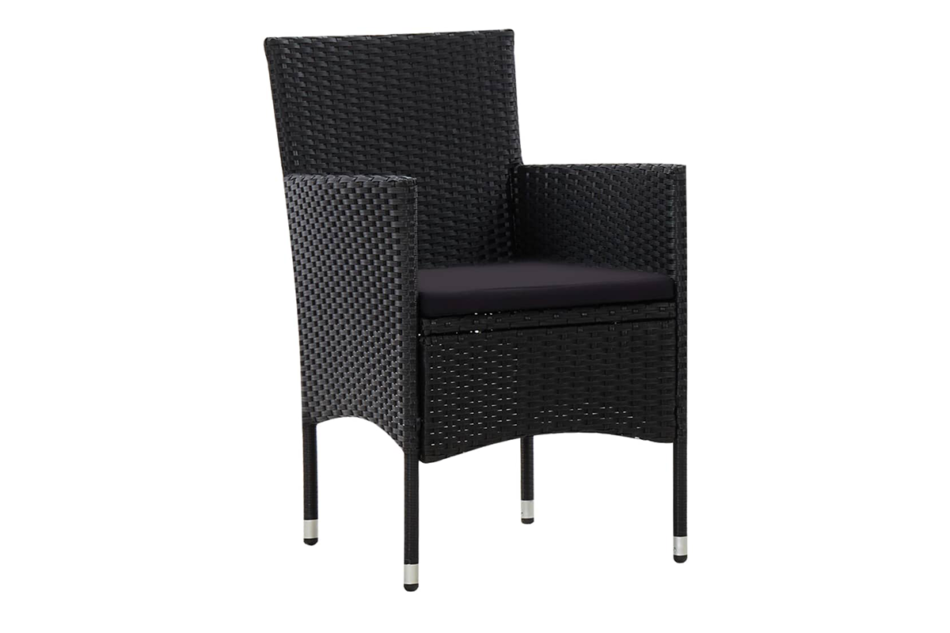 FINO Zestaw mebli ogrodowych czarny - zdjęcie 5