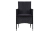 FINO Zestaw mebli ogrodowych czarny - zdjęcie 7