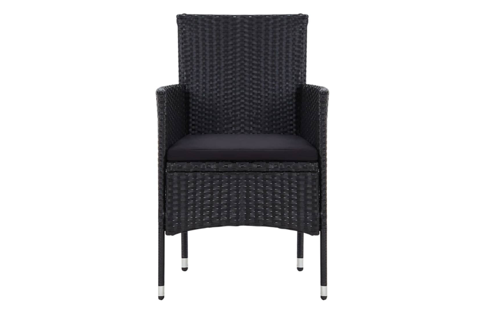 FINO Zestaw mebli ogrodowych czarny - zdjęcie 6