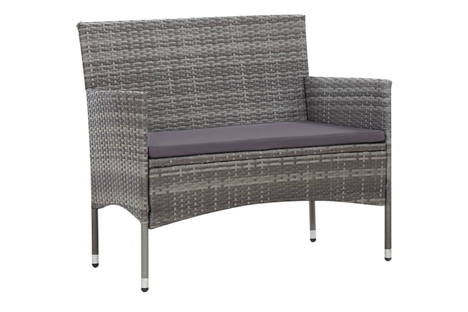 LITHOS Zestaw mebli ogrodowych szary/ciemny szary - zdjęcie 4