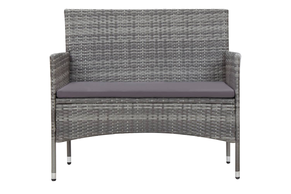 LITHOS Zestaw mebli ogrodowych szary/ciemny szary - zdjęcie 5