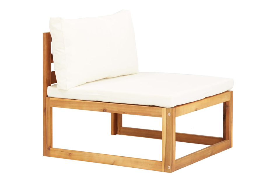 SILVES Zestaw mebli ogrodowych brązowy/kremowy - zdjęcie 4