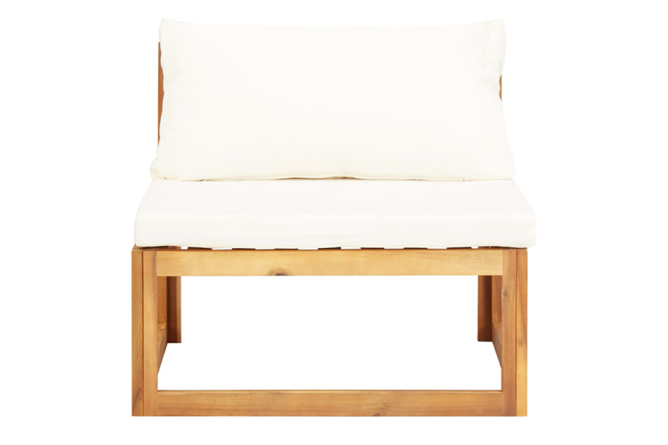 SILVES Zestaw mebli ogrodowych brązowy/kremowy - zdjęcie 5