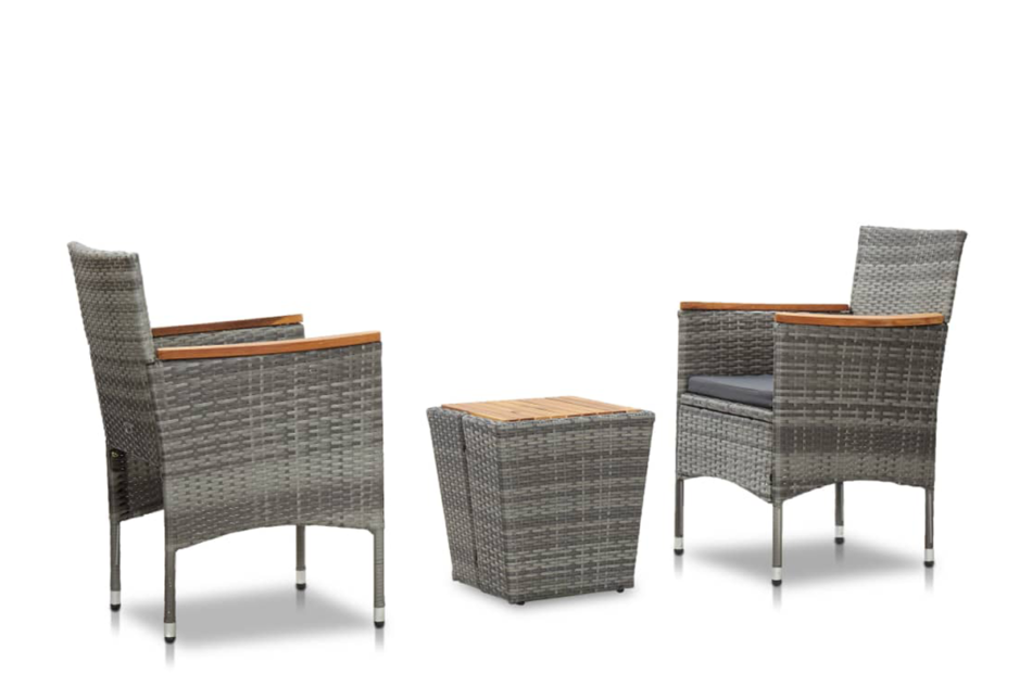 BREVIS Zestaw mebli ogrodowych szary - zdjęcie 0