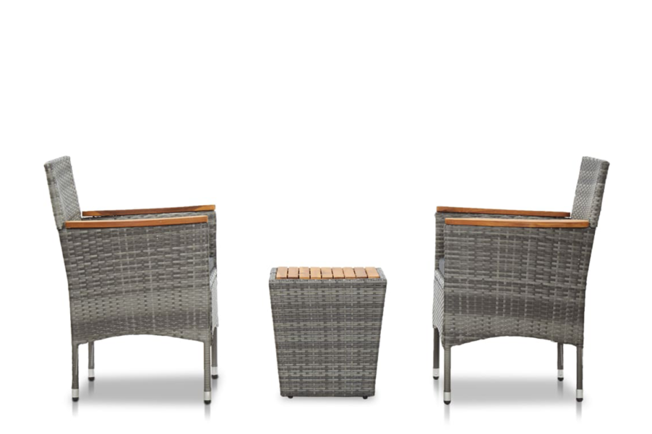 BREVIS Zestaw mebli ogrodowych szary - zdjęcie 1