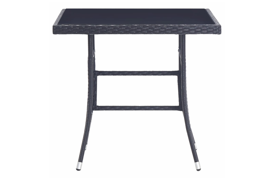 MARGINA Zestaw mebli ogrodowych czarny - zdjęcie 2