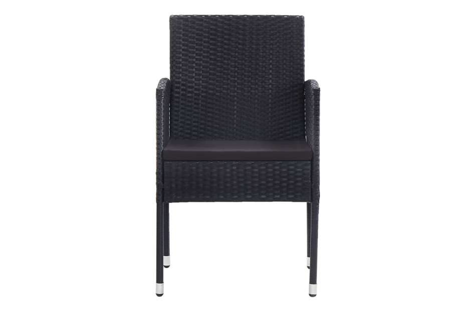 MARGINA Zestaw mebli ogrodowych czarny - zdjęcie 5