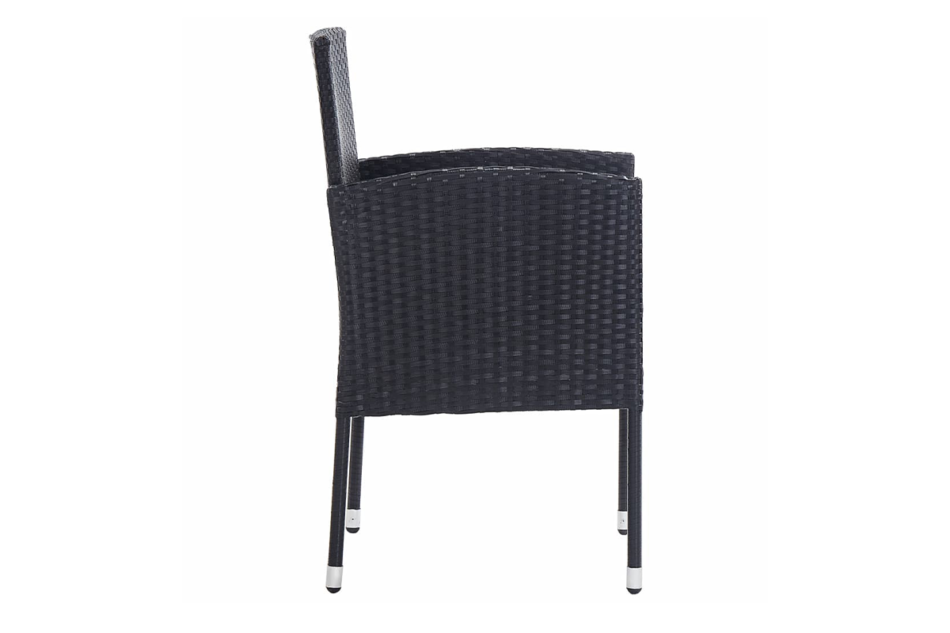 MARGINA Zestaw mebli ogrodowych czarny - zdjęcie 6