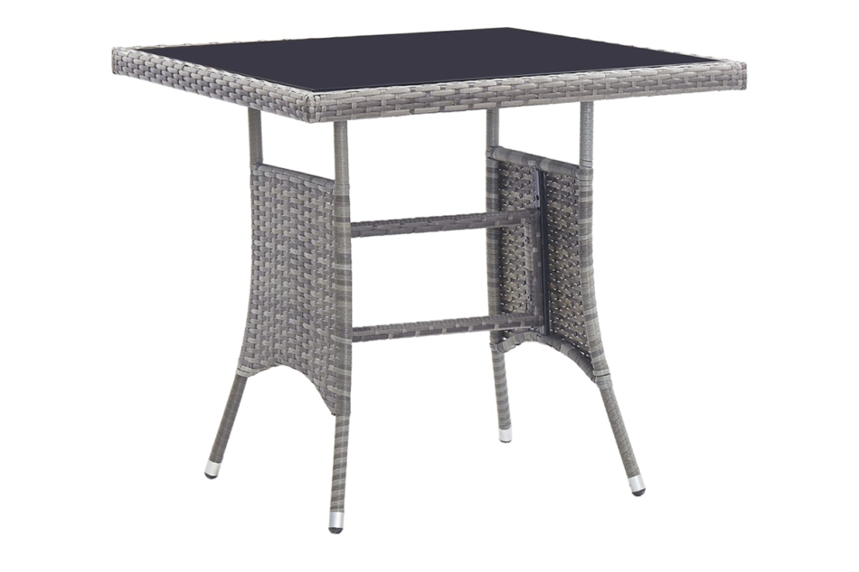 MARGINA Zestaw mebli ogrodowych szary/antracytowy - zdjęcie 1