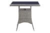 MARGINA Zestaw mebli ogrodowych szary/antracytowy - zdjęcie 4