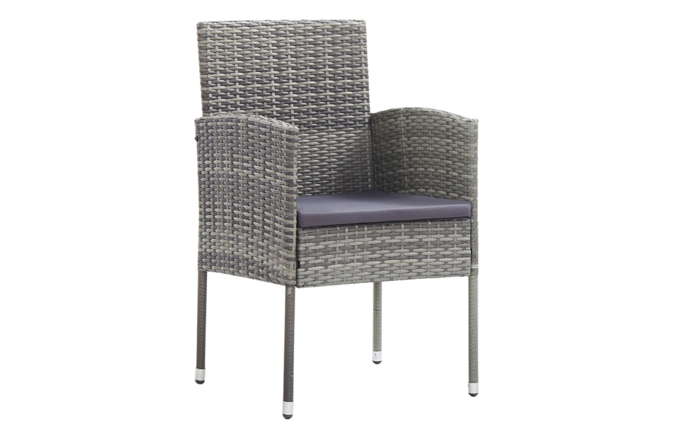 MARGINA Zestaw mebli ogrodowych szary/antracytowy - zdjęcie 4