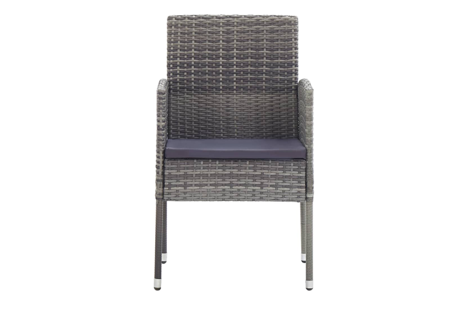 MARGINA Zestaw mebli ogrodowych szary/antracytowy - zdjęcie 5