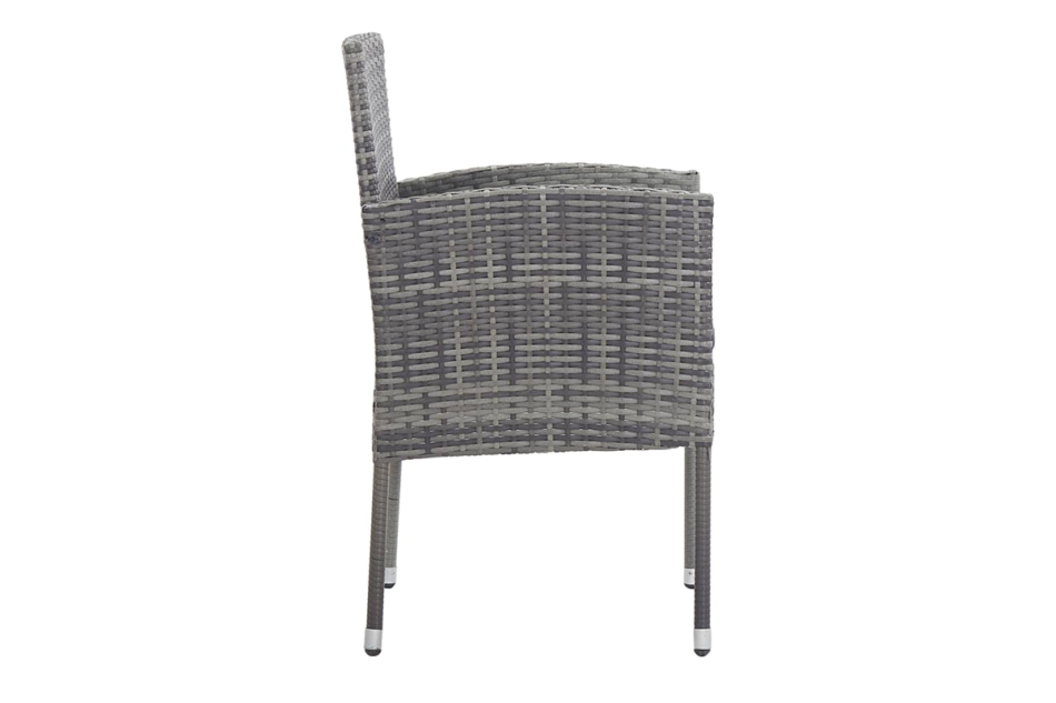 MARGINA Zestaw mebli ogrodowych szary/antracytowy - zdjęcie 6