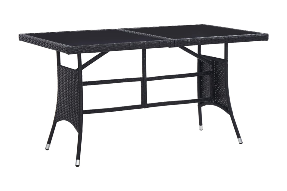 MARGINA Zestaw mebli ogrodowych czarny - zdjęcie 1