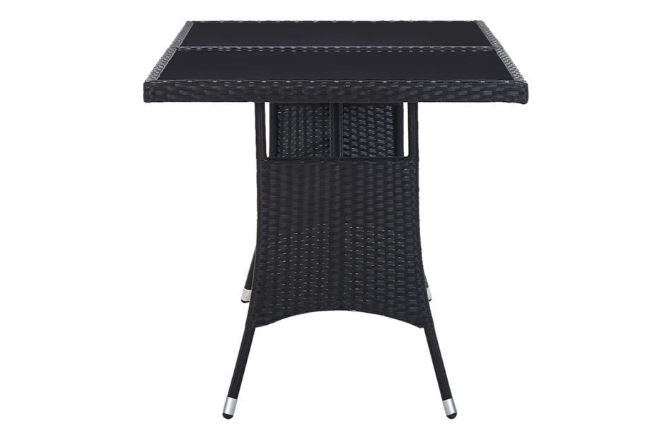 MARGINA Zestaw mebli ogrodowych czarny - zdjęcie 3