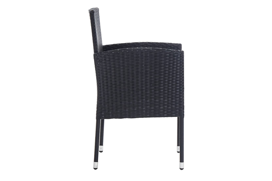 MARGINA Zestaw mebli ogrodowych czarny - zdjęcie 6