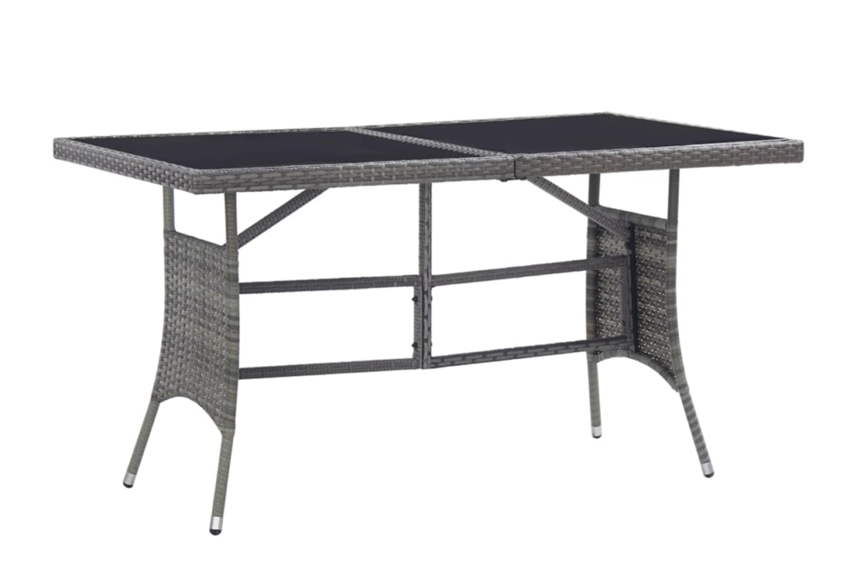 MARGINA Zestaw mebli ogrodowych szary/antracytowy - zdjęcie 1