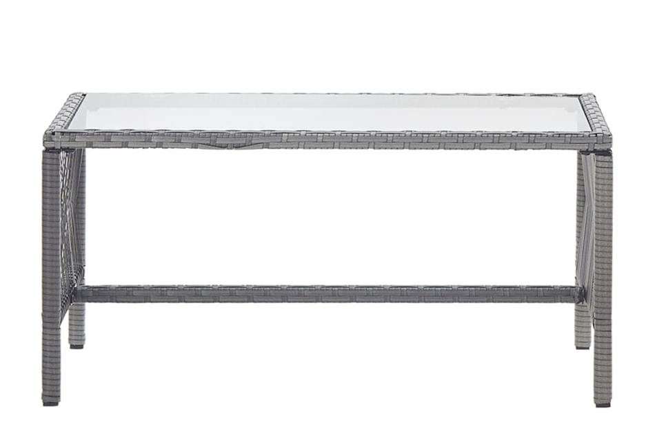 PHILIOS Zestaw mebli ogrodowych antracytowy/ciemny szary - zdjęcie 3