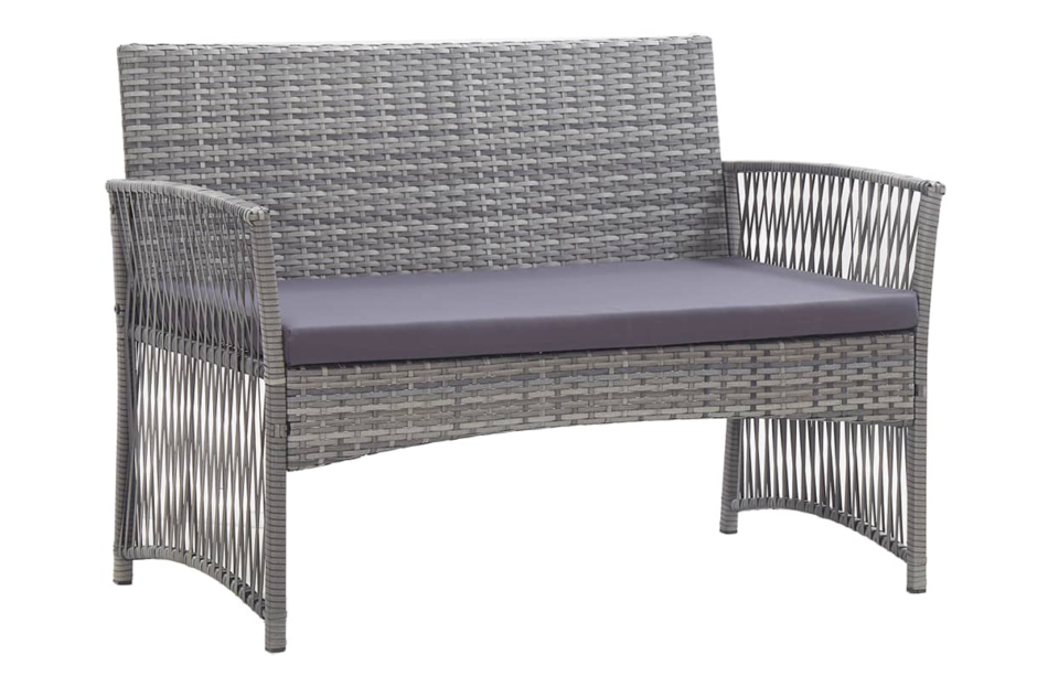 PHILIOS Zestaw mebli ogrodowych antracytowy/ciemny szary - zdjęcie 6