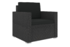 HIRUM Zestaw mebli ogrodowych czarny - zdjęcie 6